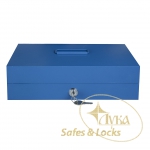 Металлическая коробка-кешбокс TS812 синий